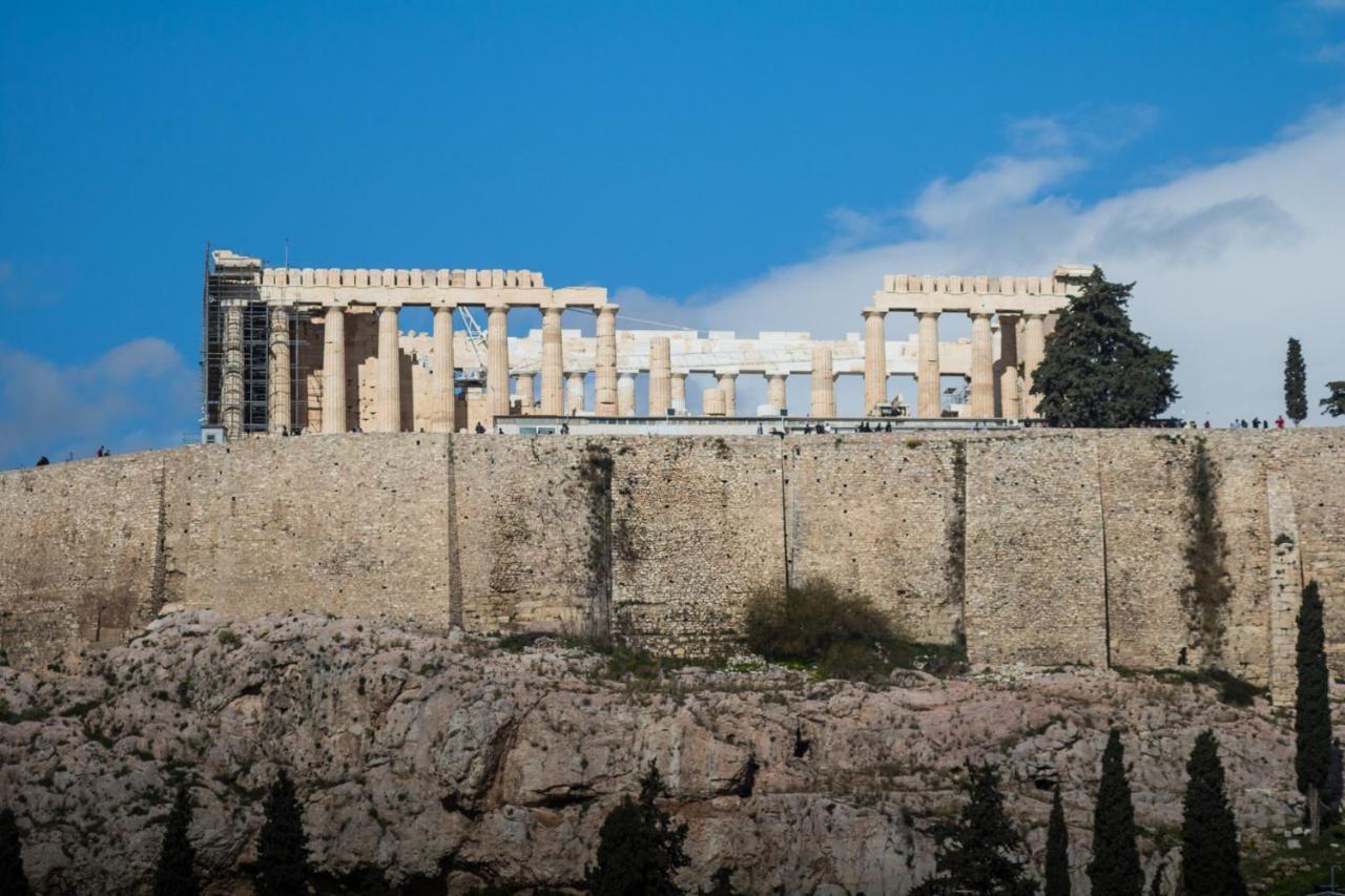 Modern-Vintage Apartment By Acropolis Museum Aten Exteriör bild